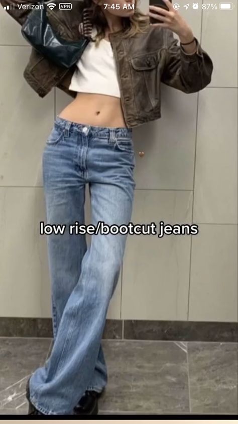 Low Rise Bottoms Outfit, Low Raised Jeans Outfit, Low Raised Jeans, Low Wasted Jeans Outfit, Low Rise Bootcut Jeans Outfits, Outfits With Low Rise Jeans, Flared Jeans Outfit Y2k, Low Raise Jeans, Flare Jeans Outfit Aesthetic