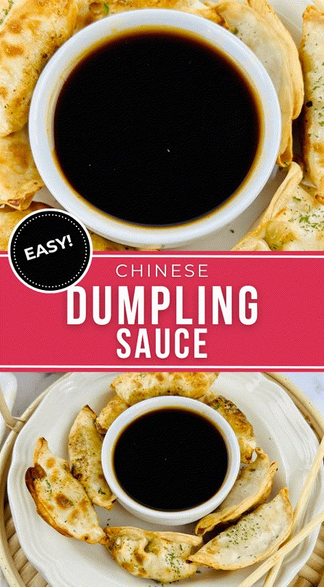 Chinese Dumpling Sauce, Fried Dumplings Chinese, Potsticker Sauce, Dumplings Chinese, Dumplings Recipe Chinese, Wonton Dumplings, Dumpling Dipping Sauce, Chinese Dumpling, Dumpling Sauce