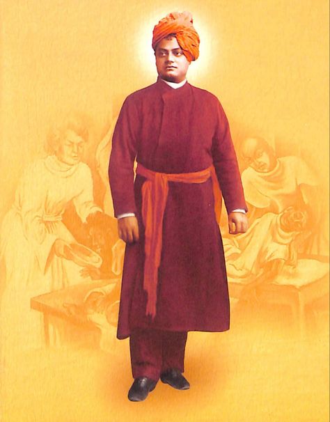 This is the gist of all worship — to be pure and to do good to others. He who sees Shiva in the poor, in the weak, and in the diseased, really worships Shiva; and if he sees Shiva only in the image, his worship is but preliminary. He who has served and helped one poor man seeing Shiva in him, without thinking of his caste, or creed, or race, or anything, with him Shiva is more pleased than with the man who sees Him only in temples. — Swami Vivekananda Swami Vivekananda Hd Images, Vivekananda Photos, Vivekananda Wallpapers, Balasaheb Thackeray, Swami Vivekananda Wallpapers, Maharaj Painting, Jay Hind, Shivaji Maharaj Painting, Bulb Art