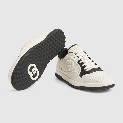 Shop the Men's MAC80 sneaker in neutral at GUCCI.COM. Enjoy Free Shipping and Complimentary Gift Wrapping. Sneakers Gucci, Gucci Sneakers, Polo Sweater, Gucci Men, Top Sneakers, Mens Polo, The Man, Man Shop, Gift Wrapping