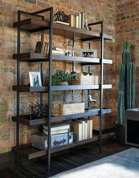 Industrial Farmhouse Living Room, Urban Industrial Decor, Industrial Farmhouse Decor, Industrial Home Design, Urban Decor, Vintage Industrial Decor, Industrial Living, Industrial Livingroom, Industrial Interior Design