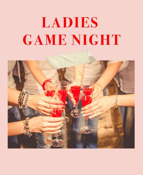 41+ FUN Girls’ Night Drinking Games - Fun Party Pop Girls Night Drinking Games, Ladies Night Party Games, Funny Drinking Games, Girls Night Out Games, 21st Birthday Party Games, Games For Ladies Night, Ladies Night Games, Drunk Games, Girls Night Games