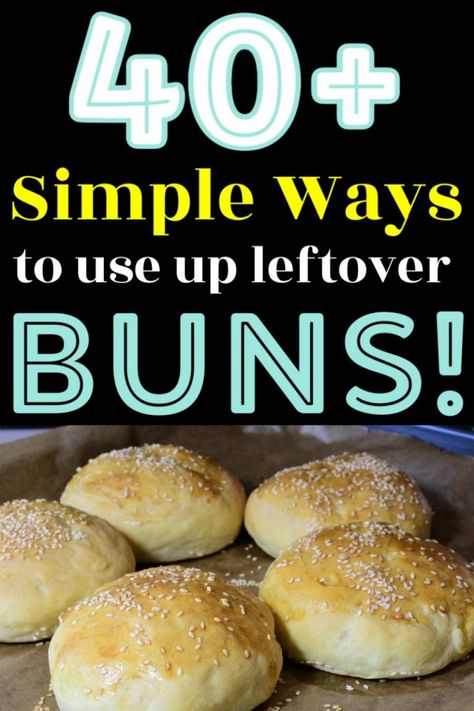 40+ Ways To Use Up Leftover Buns After Your Summer BBQ Or Picnic | Emily Reviews Things To Eat On Hamburger Buns, Leftover Buns Recipes, Ways To Use Hamburger Buns, What To Do With Leftover Buns, Leftover Buns Ideas, Leftover Buns What To Do With, Leftover Hamburger Buns, Leftover Buns, Recipes Using Hamburger