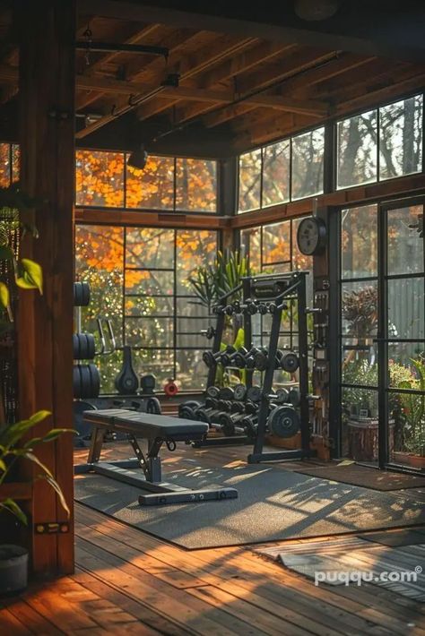 home decor cozy Zen Gym, Mini Gym At Home, Front Door Transformation, Dream Gym, Small Home Gym, Dream House Aesthetic, Mini Gym, Quick Workouts, Gym Room At Home