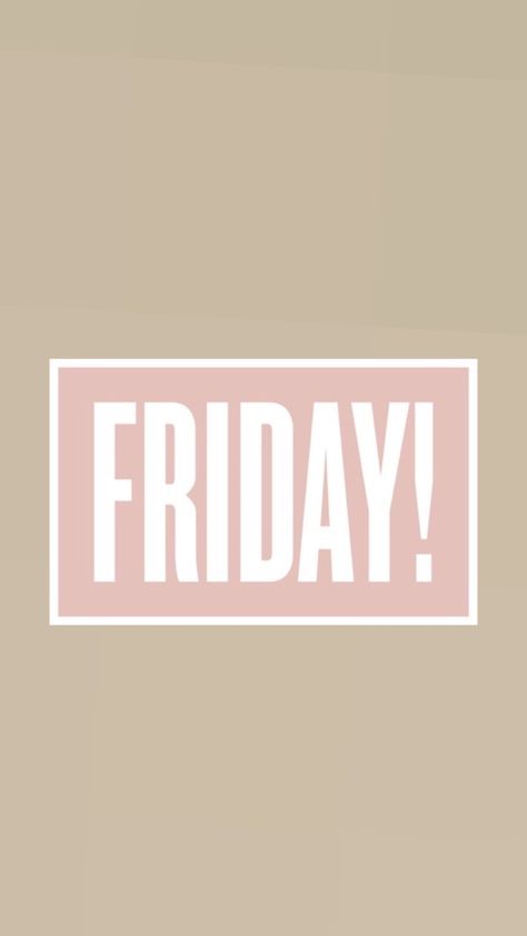 Friday! wallpaper | made by Laurette | instagram:@laurette_evonen Friday Instagram Posts, Friday Boutique Posts, Pink Friday Wallpaper, Friday Mood Instagram Story, Friday Aesthetic Instagram, Friday Story Instagram, Friday Instagram Story, Friday Wallpaper, Friday Aesthetic