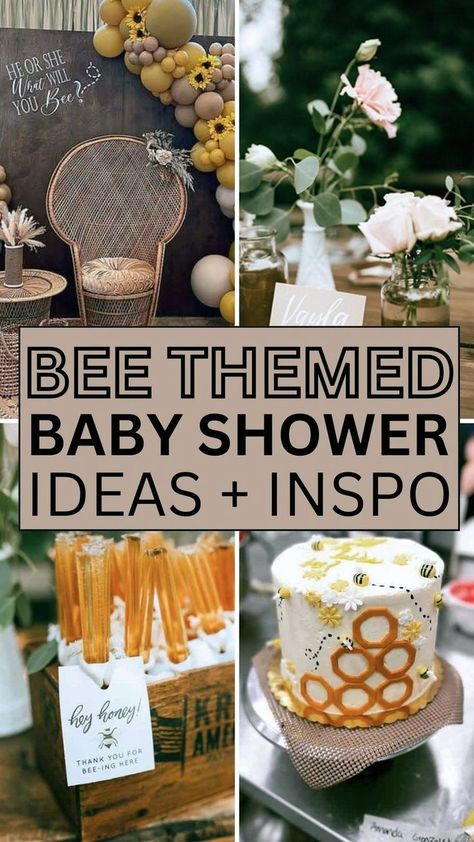 Let the anticipation of your newest arrival be as sweet as honey with our collection of bee baby shower ideas. This comprehensive guide offers inspiration for boy, girl, and neutral showers, featuring everything from bumble bee motifs to honey bee elegance. Find out how to blend modern and vintage styles, create stunning decorations, and design memorable centerpieces that will leave your guests buzzing with excitement. Honey Bee Baby Shower Decorations, Honey Bee Baby Shower Ideas, Bumble Bee Baby Shower Ideas, Bee Baby Shower Centerpieces, Bee Baby Shower Ideas, Honey Bee Baby Shower Theme, Bee Baby Shower Decoration, Bumble Bee Decorations, Gender Neutral Baby Shower Themes