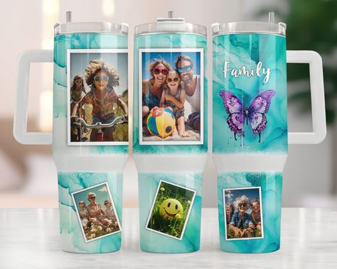 Photo Tumbler, Mug Template, Tumbler Personalized, 40oz Tumbler, Personalized Tumbler, Tumbler Wraps, Personalized Tumblers, Facebook Group, Pretty Art