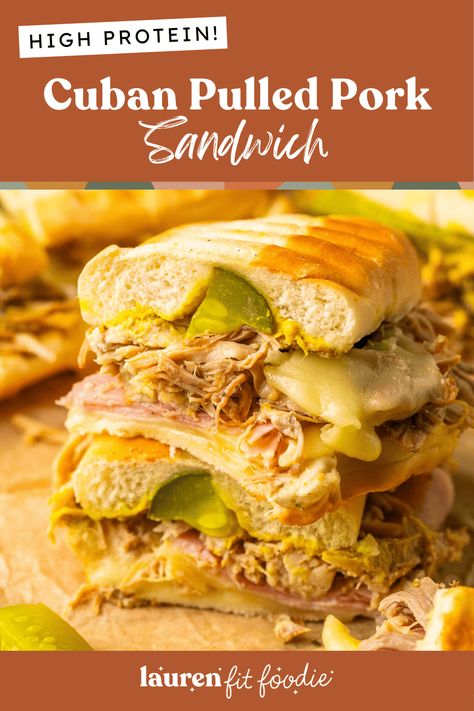 Cuban Pulled Pork Sandwich (Cubano Sandwich) Cuban Pork Sandwich, Cuban Pulled Pork, Sandwich Cubano, Cuban Sandwich Recipe, Ultimate Sandwich, Fruit Chips, Cubano Sandwich, Cuban Pork, Crispy Bread