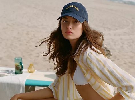 Anthropologie Extra 40% Off Summer Clearance Sale: Save Big on Free People, Farm Rio, Superga & More Summer Clearance Sale, Summer Clearance, Beach Photoshoot, Yellow Stripes, Pajamas Women, Holiday Outfits, Summer Looks, Beach Outfit, Pullover Styling