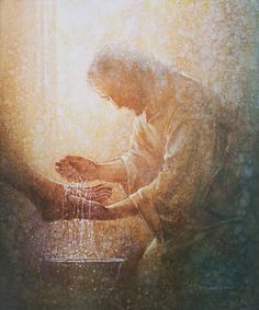 Providing an example of humility and service for His disciples by washing their feet, the Biblical Pictures, Paintings Of Christ, Quote Bubble, Servant Leadership, Images Of Christ, Pictures Of Christ, Lds Art, Jesus Christ Art, Prophetic Art