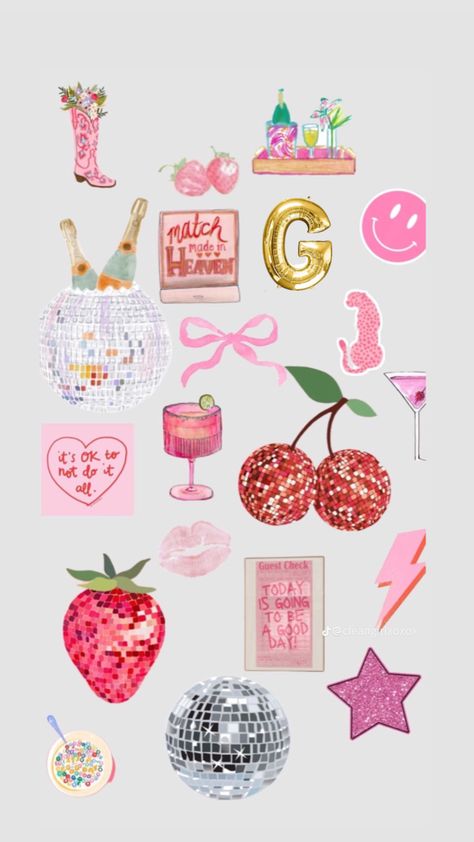 L Wallpaper, Bow Wallpaper, Summer Scrapbook, Iphone Wallpaper Photos, Preppy Wallpaper, Cute Patterns Wallpaper, Iphone Background Wallpaper, Art Collage Wall, Scrapbook Journal