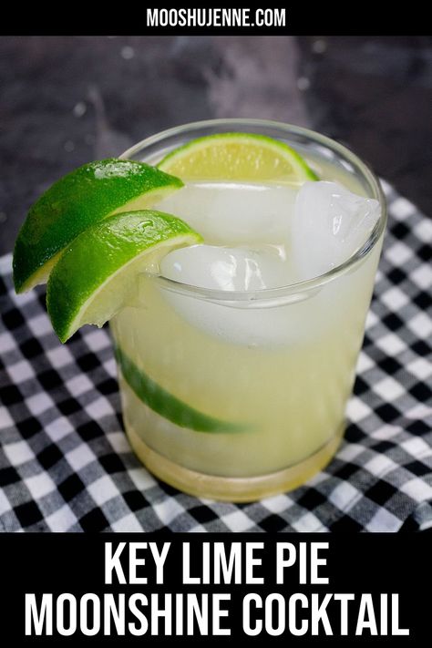 This key lime pie moonshine cocktail is like drinking key lime pie on a hot summer day. With that moonshine it has that earthy kick with a sour punch. Key Lime Pie Moonshine Recipe, Key Lime Moonshine Recipe, Moonshine Cocktails, Sour Punch, Moonshine Recipe, Weekend Recipes, Kid Friendly Drinks, Pineapple Drinks, Key Lime Juice