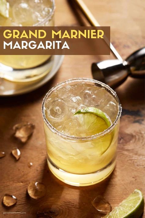 Grand Marnier Margarita, Cadillac Margarita Recipe, Golden Margarita, Batch Cocktail Recipe, Greek Dip, Easy Margarita, Seasonal Drinks, Martini Recipes, Margarita Recipe