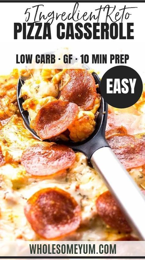 Cauliflower Pizza Casserole, Pizza Casserole Low Carb, Low Carb Pizza Casserole, Pizza Casserole Recipe, Low Carb Low Fat Recipes, Healthy Low Calorie Meals, Pizza Casserole, Low Carb Diets, Best Low Carb Recipes