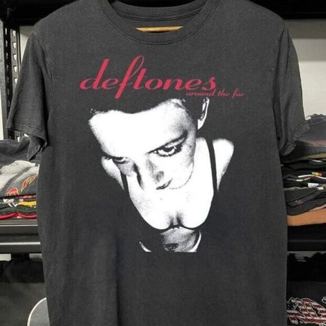 Gildan Deftones Around The Fur 65BFD T-Shirt, Deftones  Music hgtef54 Deftones Around The Fur, Deftones Shirt, Around The Fur, Dr Closet, Black Streetwear, Pinterest Board, Black Tshirt, Heavy Cotton, Cotton Tee