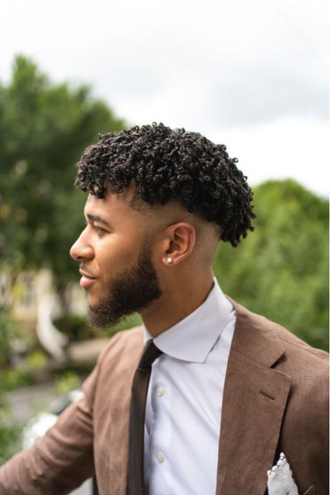 Top 20 Curly Haircuts For Men To Try This Year Curls Black Men Hair, Black Men Haircuts Curly, Afro Coils, Black Men Curly Hair, Curly Hair Black Men, Curly Haircuts For Men, Black Hair Fade, Black Men Curly Hairstyles, 360 Waves Hair