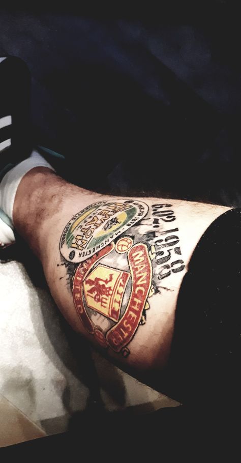 Manchester United Tattoo Ideas, United Tattoo Ideas, Manchester United Tattoo, Man Utd Tattoo, Rip Tattoo, United Wallpaper, Manchester United Wallpaper, Man Utd, Manchester United