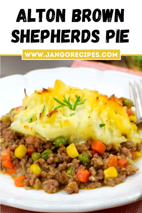 Today I am going to share with you an Alton brown shepherds pie recipe that is super delicious. This shepherd’s pie recipe is quick to prepare and is packed full of flavor. #AltonBrownShepherdsPieRecipe #PieRecipe Alton Brown Shepherds Pie, Rib Roast Recipe, Standing Rib Roast, Brown Recipe, Food Advice, Shepherds Pie Recipe, Alton Brown, Ground Lamb, Shepherds Pie