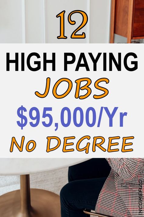 Jobs Without A Degree, High Paying Careers, Online Jobs For Moms, Good Paying Jobs, Jobs For Women, Company Job, Online Jobs From Home, Jobs For Teens, High Paying Jobs