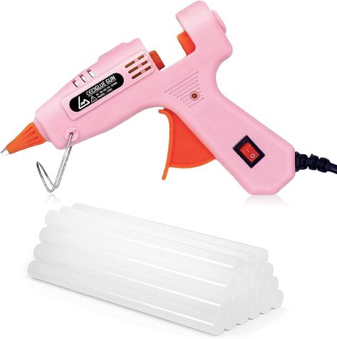 Amazon.com: Glue Gun, Mini Hot Glue Gun Kit with 20 Glue Sticks, Hot Glue Guns for Crafts School DIY Arts Home Quick Repairs, Mini Glue Gun Pink : Arts, Crafts & Sewing Pink Tools, Glue Sticks, Glue Crafts, Glue Gun, Hot Glue Gun, Birthday Gifts For Kids, Great Christmas Gifts, Hot Glue, School Crafts