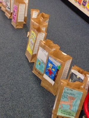 Paper Bag Book Report, Paper Bag Book, Paper Bag Books, Library Games, Old Yeller, Book Reports, Creative Books, Magic School Bus, Beginning Sounds