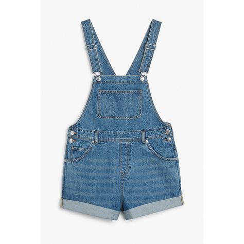 Monki Classic denim dungaree shorts ($45) ❤ liked on Polyvore featuring overalls, rompers, shorts, monki, blue and denim dungaree Denim Dungaree Shorts, Short Dungarees, Dungaree Shorts, Shorts Overalls, Denim Dungaree, Overalls Shorts, Classic Denim Shorts, Black And White Face, Dungarees Shorts