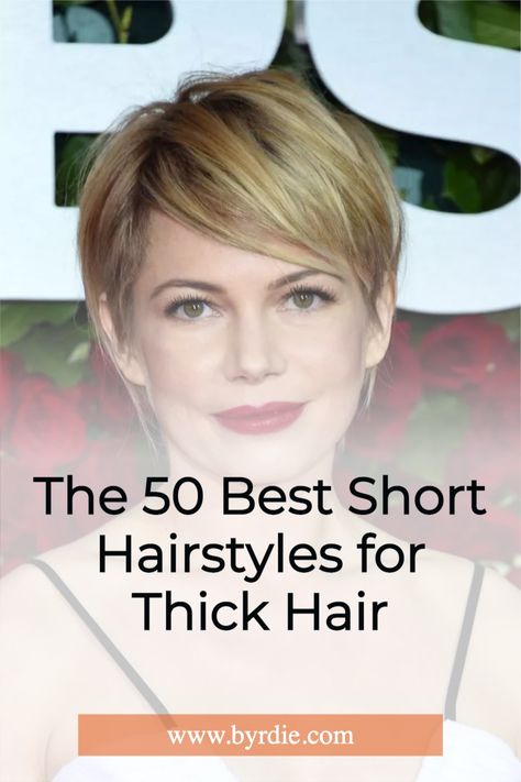 Thick Short Hair Cuts, Corte Long Bob, Hairstyles For Thick Hair, Best Short Hairstyles, Thick Hair Cuts, Thick Wavy Hair, Bob Hairstyles For Thick, Cool Short Hairstyles, Pixie Haircut For Thick Hair