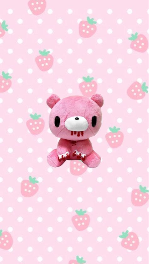 Gloomy Bear Wallpaper Iphone, Gloomy Bear Wallpaper, Gloomy Bear, Bear Wallpaper, Pink Wallpaper, Iphone Wallpaper, Wallpapers, Iphone, Pink