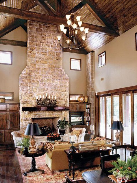 Texas Ranch Decor | Gorgeous Texas Ranch Style Estate | iDesignArch | Interior Design ... Texas Ranch Homes, Luxury Ranch, Hill Country Homes, Ranch Decor, Southern Living Homes, Tuscan Design, Casa Country, Texas Ranch, Homes Interior