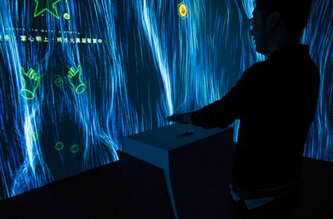 Heineken Time Traveler Interactive with Leap Motion by Vicky Lee, via Behance Interactive Booth, Heineken Experience, 3d Projection, Leap Motion, Interactive Exhibition, Digital Campaign, Interactive Media, Time Traveler, Taipei City