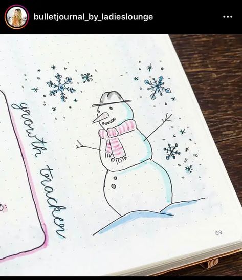 20 Winter Wonderland-Inspired Bullet Journal Spreads - Angela Giles Journal January, Journal Decor, Bullet Journal Month, January Bullet Journal, Family Holiday Cards, Bullet Journal 2020, Bullet Journal Spreads, Bullet Journal 2019, Snow Theme