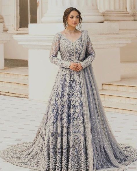 For Dress Details or Order Please Inbox #pakistaniwear #weddingbells #photography #weddingseason #bridaldress #bridalgown #bridalshower #weddingphotography #weddinginspiration  #weddingoutfits #pakistanitrends #pakistanidesignerwear #pakistaniclothes #pakistanidresses #pakistanicouture #pakistanibridaldresses #pakistanidesigner #pakistaniweddingseason #pakistaniwear #ukclothes #usaclothes #australiaclothing #canadaclothing #germanyclothing #uaeclothes Pakistani Lehenga, Pakistani Bridal Dress, Australia Clothes, Frock Style, Pakistani Wedding Dress, Long Frocks, Pakistani Bridal Dresses, Pakistani Wedding Dresses, Pakistani Bridal Wear