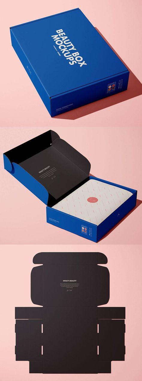 Mailing Box Mockup Set Packing Inspiration, Design Produk, Box Packaging Templates, Skincare Design, Candle Mockup, Free Packaging Mockup, Cosmetics Mockup, Packaging Template, Paper Mockup