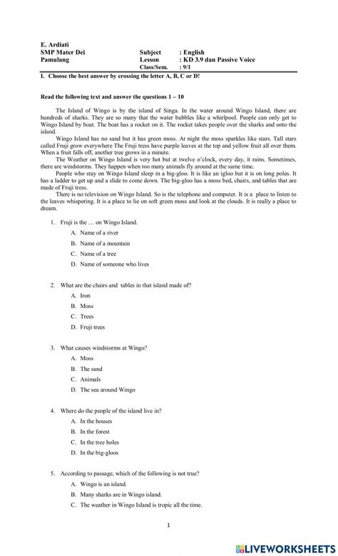 Report text worksheet for Grade 9 Descriptive Text Worksheet, Narrative Text Worksheet, Report Text, Narrative Text, English Subject, English Worksheet, Grade 9, English Fun, School Worksheets