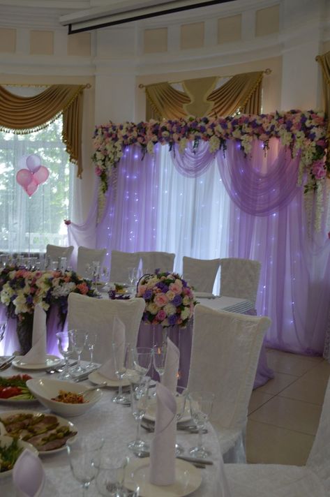 Lilac Xv Decor, Quince Table Decorations Lilac, Purple Quince Main Table, Lilac Table Setting Quinceanera, 15 Purple Decorations, Lilac And Pink Quinceanera, Quince Lilac Decorations, Debut Theme Ideas 18th Simple Purple, Quinceanera Main Table Ideas Purple