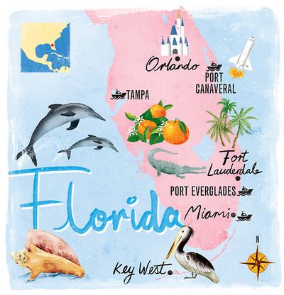 Fort Lauderdale Florida, Travel Facts, Florida Art, Map Of Florida, Florida Living, Palm Beach County, Vintage Florida, All I Ever Wanted, Old Florida