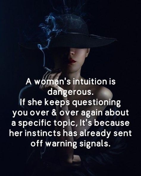 🌟 A woman's intuition is a powerful force! When she asks the same question repeatedly, it's not just curiosity—it's her instincts sounding the alarm. 🚨 Trust that gut feeling! You've worked too hard to let one moment of self-doubt pull you back into toxic situations. Keep moving forward and protect your peace! 💪✨ #TrustYourself #empowerment #fyp Thank you Annalie Howling Annalie Howling For the 2nd quote. Woman’s Intuition Quotes, Instinct Quotes, Intuition Quotes, Protect Your Peace, Move On Quotes, Trust Your Gut, Gut Feeling, Keep Moving Forward, Keep Moving