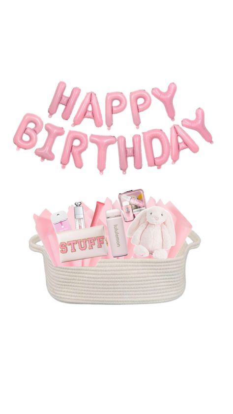 Preppy basket Preppy Basket, Preppy Gifts, Birthday Basket, Cousin Gifts, Happy Birthday, Gift Ideas, Birthday, Gifts, Quick Saves