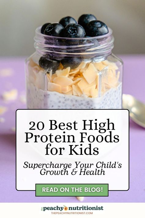 High Protein Foods for Kids Amount Of Protein In Food, Protein Recipes For Kids, Kids High Protein Snacks, High Protein Foods For Kids, Easy Protein Foods, Protein Kids Snacks, Weight Gain Meals For Kids, High Calorie Foods For Kids, High Protein For Picky Eaters