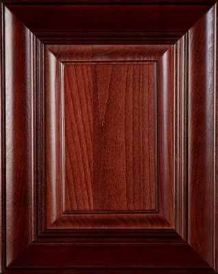 Beech wood door - "Dark Mahogany" stain Cabinet Texture, Stained Wood Cabinets, Mahogany Wood Stain, Log Home Kitchen, Red Mahogany Stain, Foyer Flooring, Wood Moulding, Mahogany Cabinets, Glass Stairs