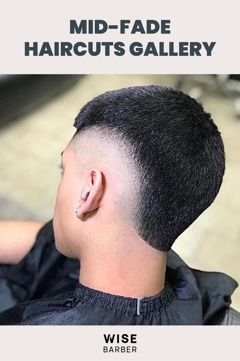 Burst Fade Haircut Bald, Hair Types Men, Boys Fade Haircut, Mid Fade Haircut, Hair Cut Guide, Buzz Cut Hairstyles, Burst Fade, Crop Haircut, Mid Fade