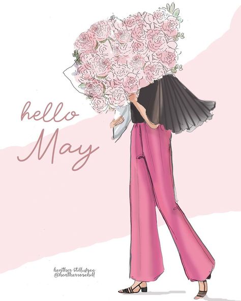 Heather 🌸 Stillufsen on Instagram: “Hello 🌸 May, you know what they say, “April showers bring May flowers,” so welcome a new month with some happiness in the form of fresh cut…” Heather Rosehill, Heather Stillufsen Quotes, Heather Stillufsen, April Showers Bring May Flowers, Rose Hill, Happy May, Girly Wall Art, Hello May, Bon Weekend