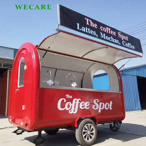 Source Cute mobile food trucks mobile food cart cupcake food van on m.alibaba.com Food Carts For Sale, Mobile Restaurant, Food Trailer For Sale, Coffee Trailer, Coffee Van, Mobile Food Cart, Food Van, Food Kiosk, Mobile Food Trucks