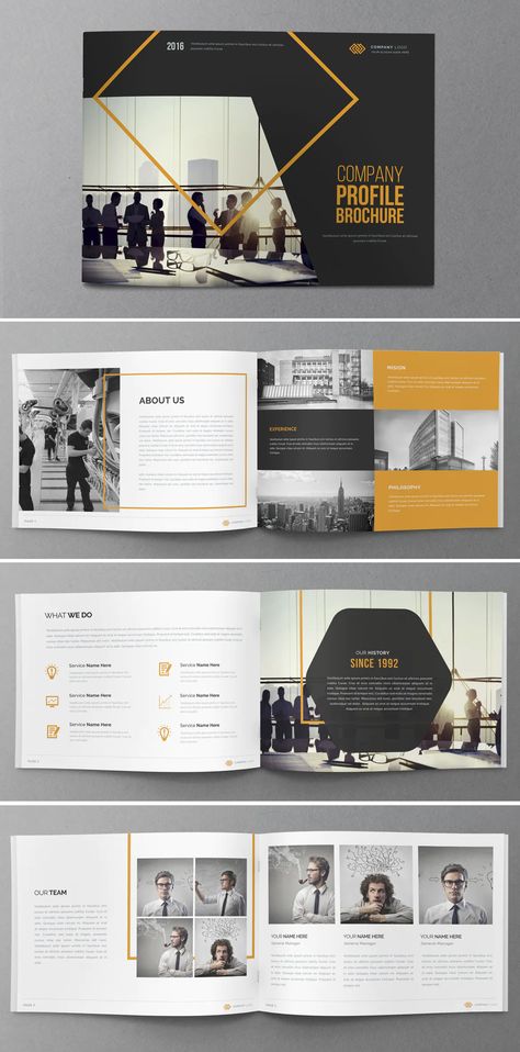 Company Profile Brochure Template InDesign - 20 Pages A4 Interior Design Company Profile, Architecture Company Profile, Interior Brochure Design, Architecture Profile, Architectural Board, Company Brochure Design, Company Profile Design Templates, Forest Ideas, Interior Brochures