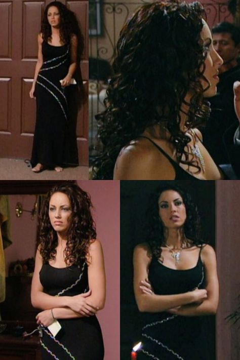 Ruby Novela Outfits, 2000 Latina Fashion, Rubi Telenovela Outfits, Rubi Novela Outfits, Rubi Perez Outfits, Telenovela Outfits, Latina 2000s, Y2k Latina, Barbara Mori