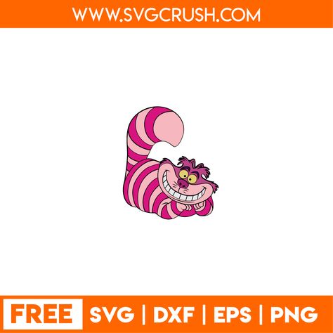 Cheshire Cat Svg Free, Cheshire Cat Svg, Nemo Movie, Cheshire Cat Alice In Wonderland, Mad Tea Parties, Cricut Svg Files Free, Crazy Hat Day, Free Svg Files For Cricut, Mad Hatter Hats