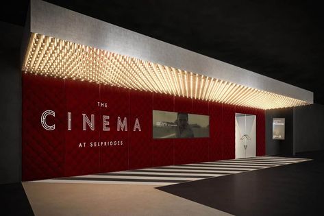 Underground Bar, Screening Room, Oxford Street London, Cinema Design, Entrance Lobby, Interior Design Sketches, Room Screen, Black Room, Theatre Design