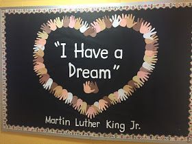 I have a dream bulletin board Friendship Classroom Door, Work Wellness, History Bulletin Boards, January Theme, Multicultural Activities, Door Bulletin Boards, Classroom Preschool, January Bulletin Boards, Preschool Bulletin