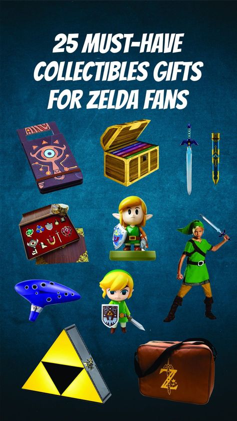 We have put together 25 collectible items into a list of gifts for Zelda fans. Whether you are a new Zelda fan or you consider yourself a Zelda die-hard fan, there will be something for you on this list. This list would be useful if you are planning to give your beloved Zelda fans a gift. Either that Zelda fan is yourself or another person, the items listed here will get you excited. #zeldatoys #zeldatoysactionfigures #papertoyzelda #thelegendofzeldatoys #legendofzeldatoys #toyphotographyzelda Gifts For Zelda Fans, Zelda Gift Ideas, Legend Of Zelda Gifts, Legend Of Zelda Toys, Zelda Items, Legend Of Zelda Manga, Zelda Gifts, Manga Box Sets, Fairy Night Light