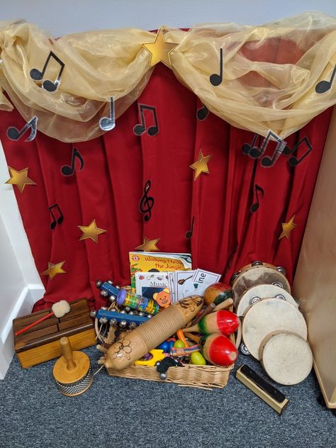 Music Early Years, Music Area Eyfs, Osc Activities, Music Preschool, Classroom Areas, Community Programs, Listening Station, Infant Daycare, Phonics Videos